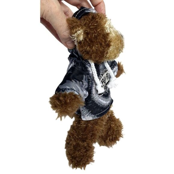 San Antonio Spurs NBA Teddy Bear 9.5" So Soft Plush Wearing Embroidered Hoodie - Picture 7 of 9